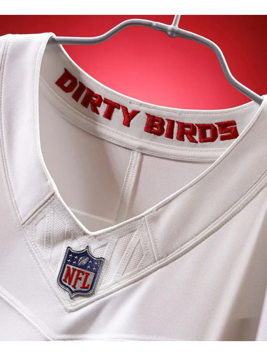 Футболка Nike с длинным рукавом Bijan Robinson White Atlanta Falcons Vapor F.U.S.E. Sewn Down — изображение 4 из 5, белый