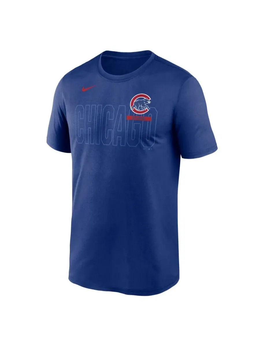 Футболка с коротким рукавом Nike Knockout Team Legend Dri-FIT, Chicago Cubs — изображение 2 из 4, королевский