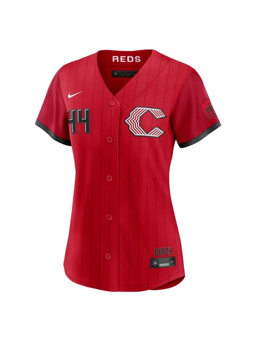 Джерси Nike Elly De La Cruz Red Cincinnati Reds 2026 City Connect Stadium — изображение 2 из 3, красный