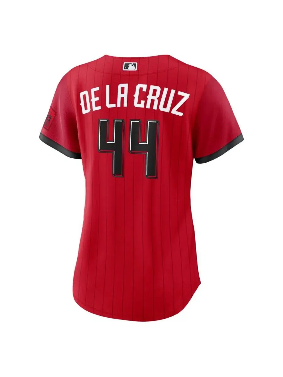 Джерси Nike Elly De La Cruz Red Cincinnati Reds 2026 City Connect Stadium — изображение 3 из 3, красный