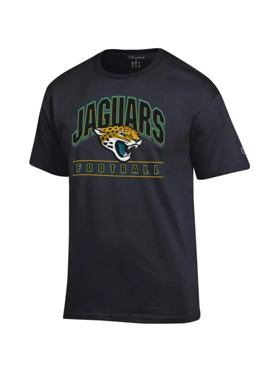 Футболка с принтом Jacksonville Jaguars Champion — изображение 2 из 3, черный