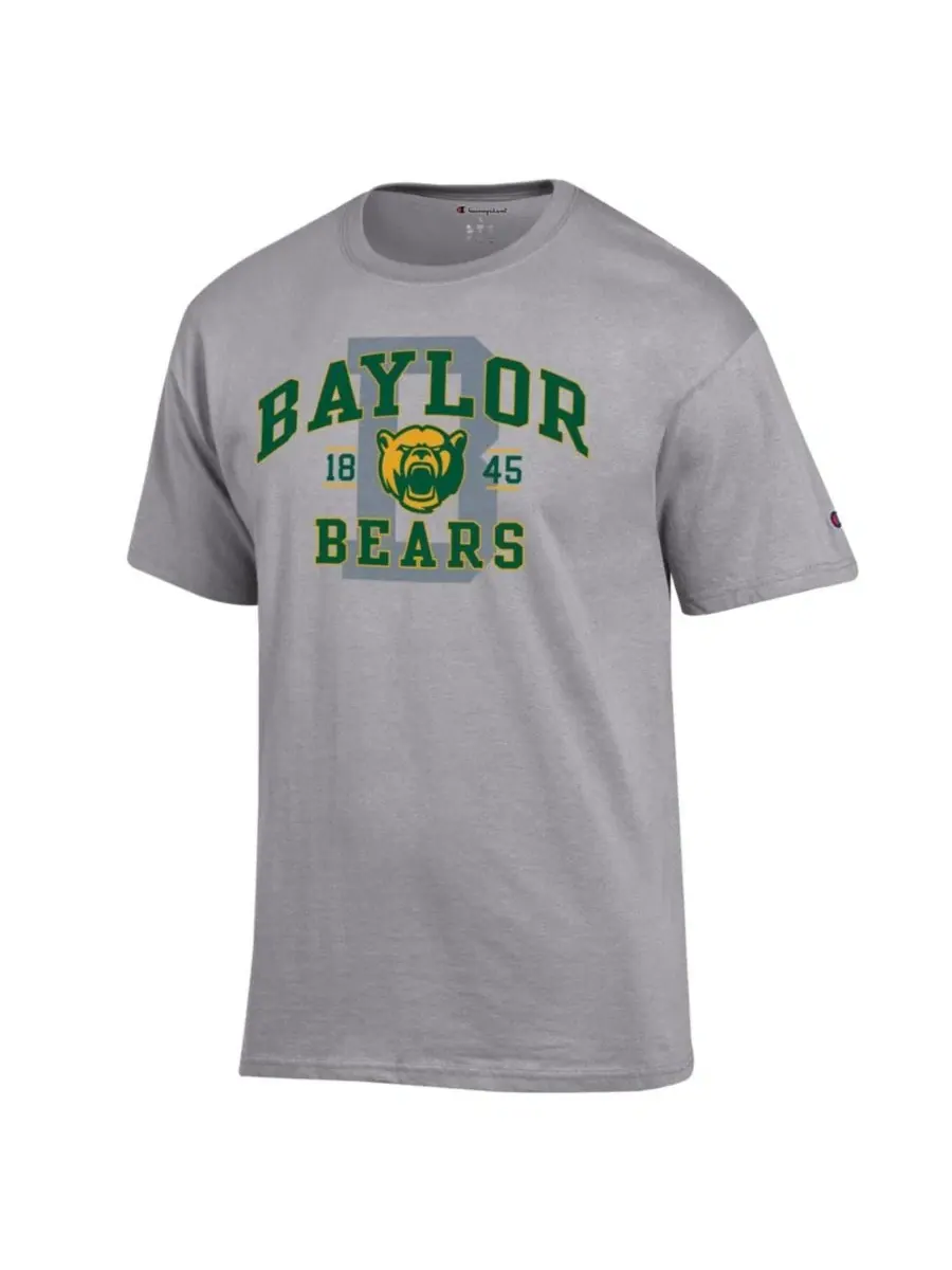 Футболка с принтом Baylor Bears Varsity Champion — изображение 2 из 3, серый