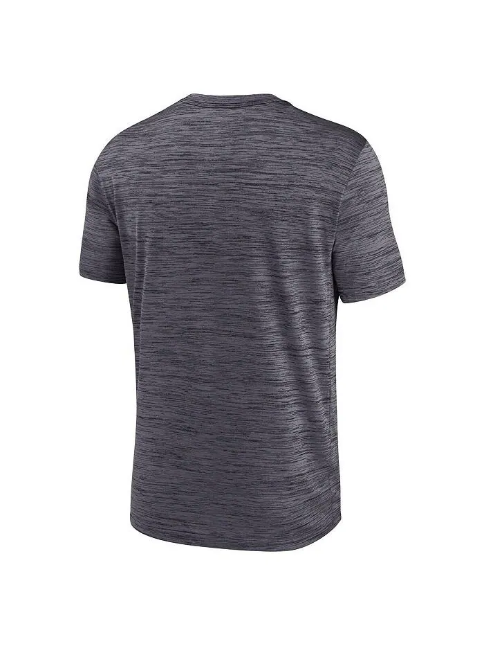 Мужская антрацитовая футболка New Orleans Saints Yardline Velocity Performance Nike — изображение 3 из 3, серый