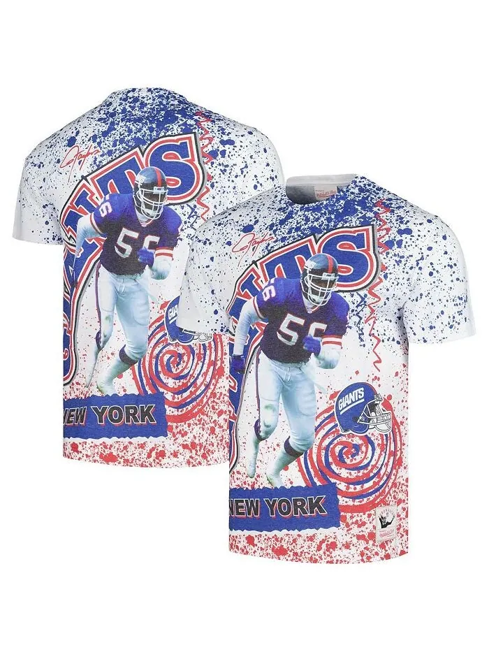 Мужская белая футболка с именем и номером игрока New York Giants в отставке Mitchell & Ness — изображение 1 из 3, белый