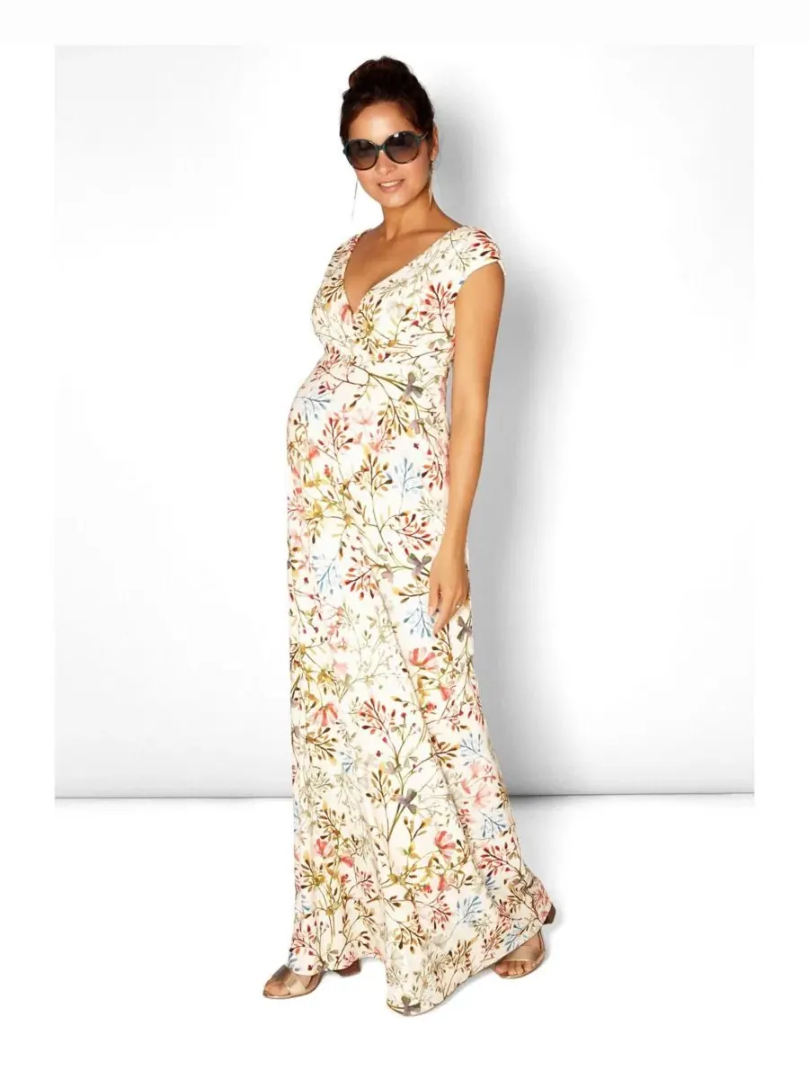 Платье для беременных Alana Tiffany Rose Maternity, Watercolour Meadow — изображение 2 из 7