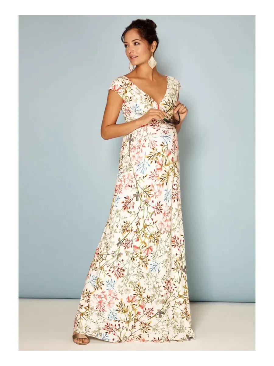 Платье для беременных Alana Tiffany Rose Maternity, Watercolour Meadow — изображение 4 из 7
