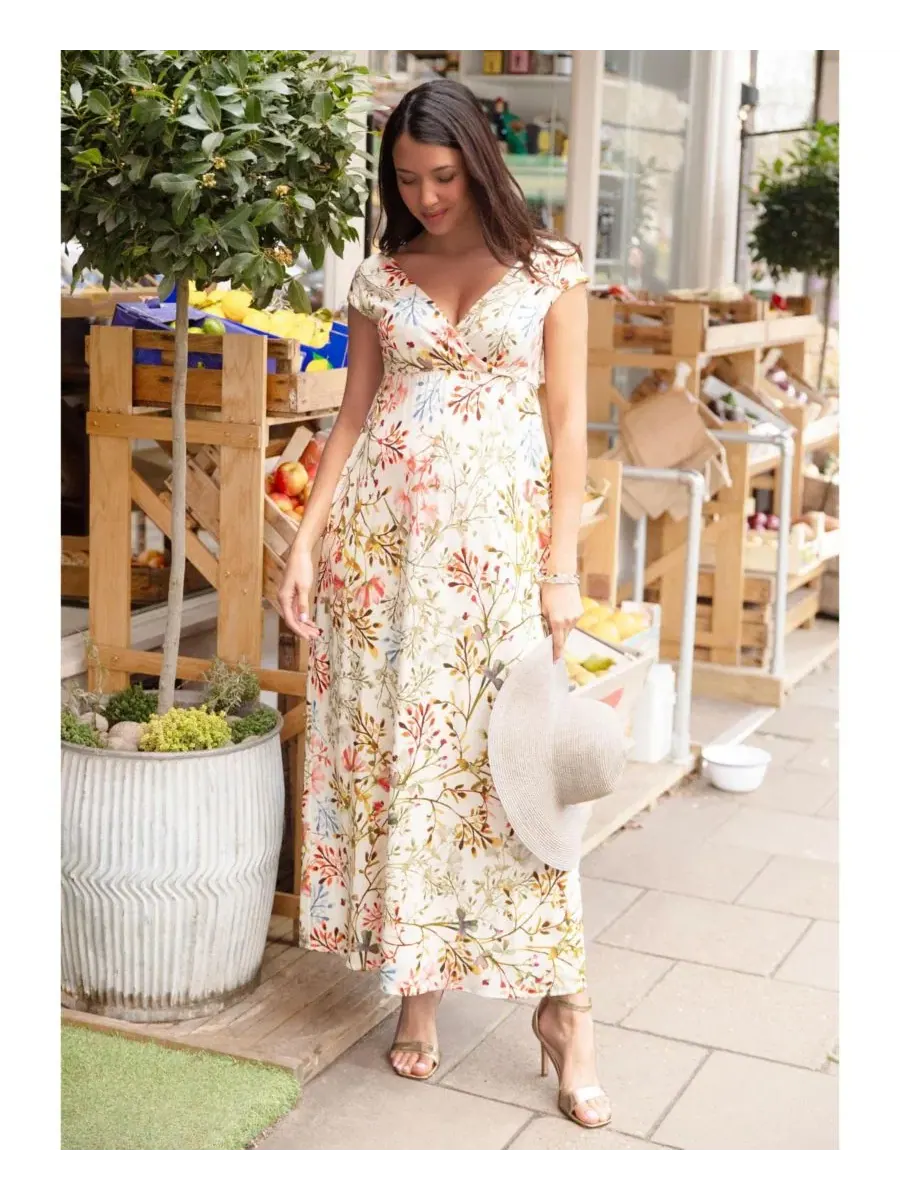 Платье для беременных Alana Tiffany Rose Maternity, Watercolour Meadow — изображение 5 из 7