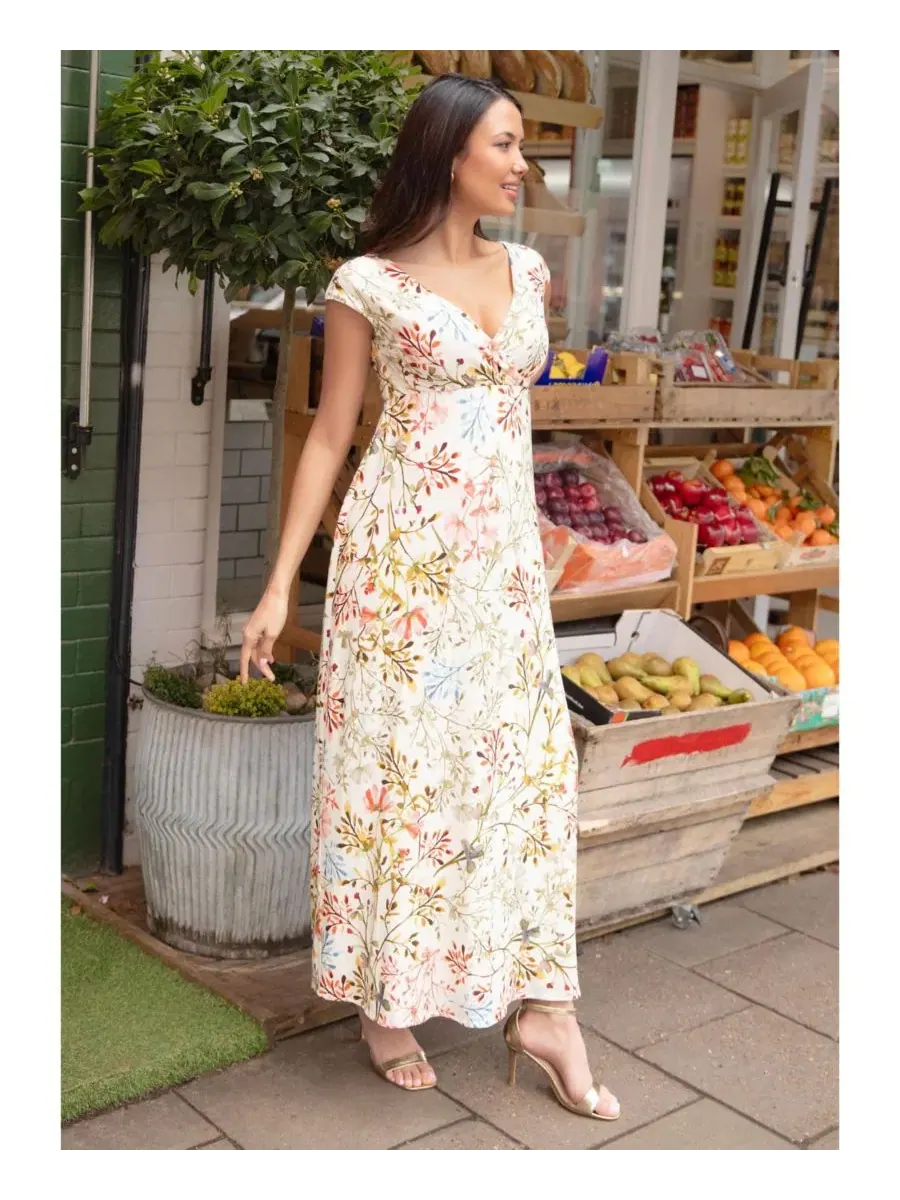 Платье для беременных Alana Tiffany Rose Maternity, Watercolour Meadow — изображение 6 из 7