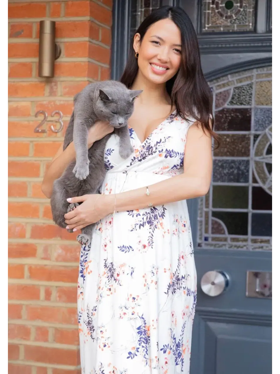 Платье для беременных Alana с принтом Tiffany Rose Maternity, Japanese Garden — изображение 4 из 6