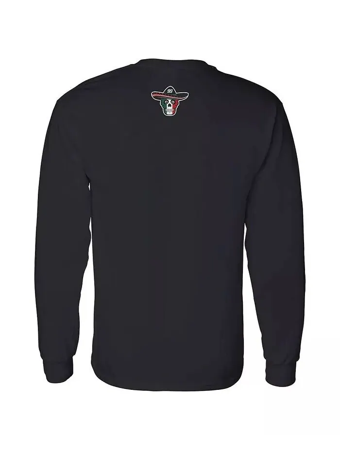 Мужская черная футболка с длинным рукавом Daniel Suarez Pancho Trackhouse Racing Team Collection — изображение 3 из 3