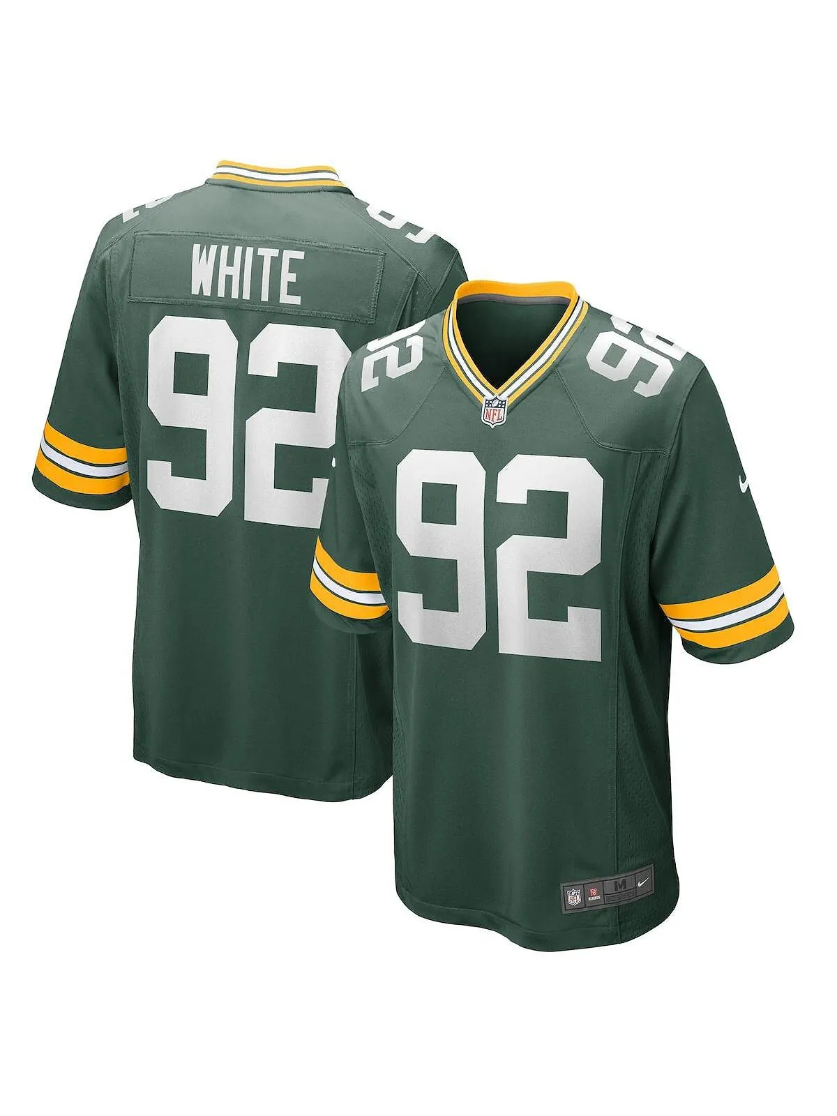 Мужская футболка reggie white green green bay packers для пенсионеров Nike — изображение 1 из 1, зеленый