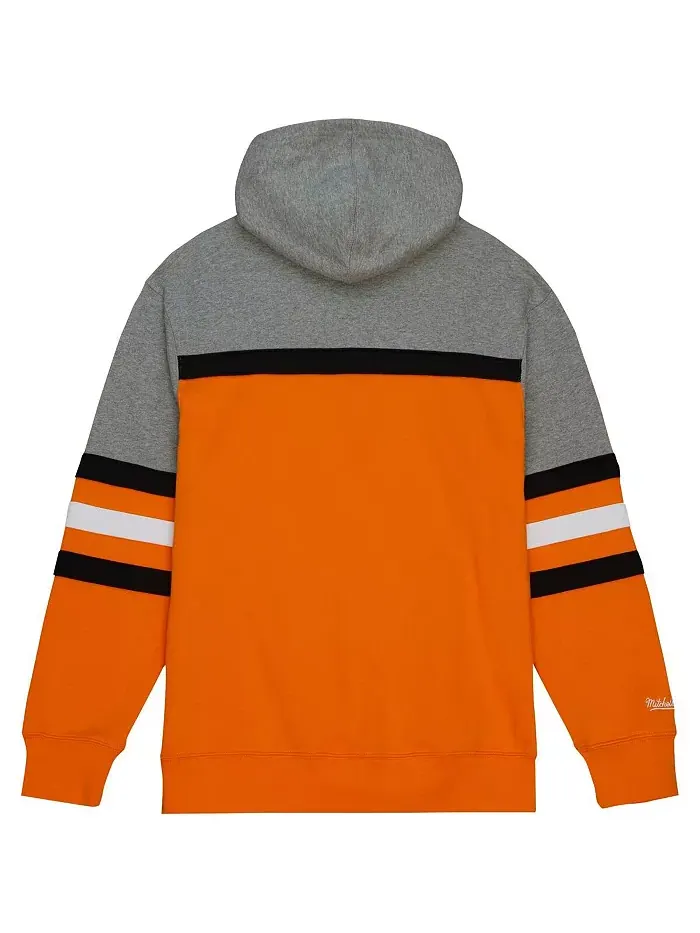 Мужская оранжевая толстовка с капюшоном Tennessee Volunteers Head Coach Mitchell & Ness — изображение 4 из 4
