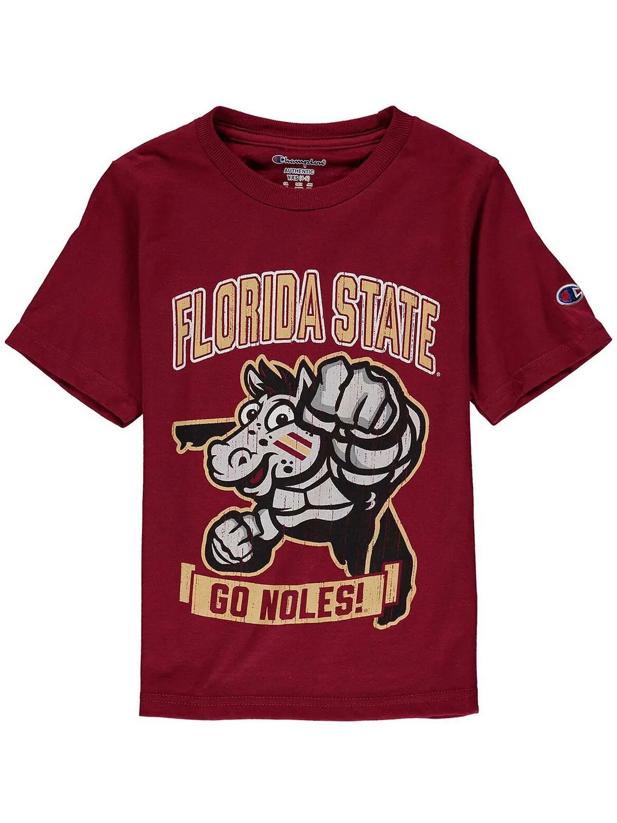 Футболка с сильным талисманом Big Boys Garnet Florida State Seminoles Champion