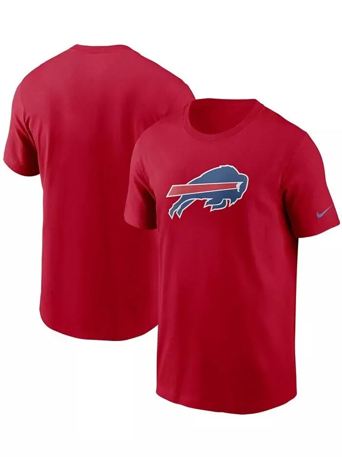 Мужская красная футболка с логотипом Buffalo Bills Primary Nike — изображение 1 из 3