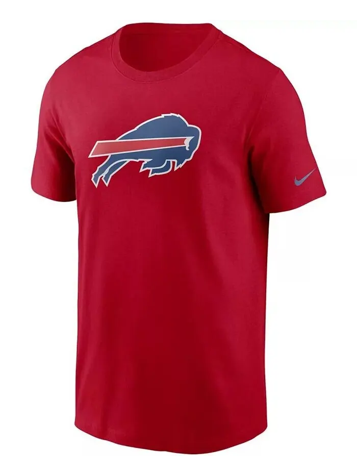 Мужская красная футболка с логотипом Buffalo Bills Primary Nike — изображение 3 из 3