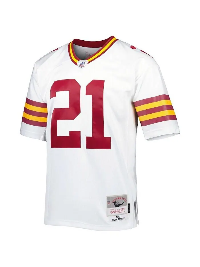Мужская футболка Sean Taylor White Washington Commanders Big and Tall 2007 Legacy отставного игрока — изображение 3 из 3