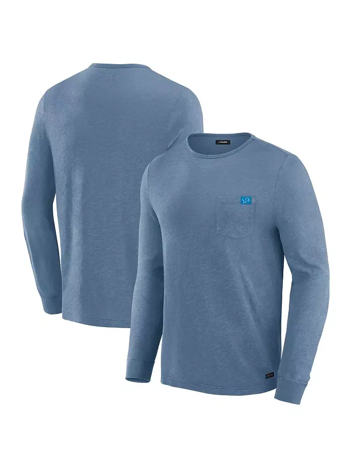 Мужская длинная футболка с длинным рукавом Royal Detroit Lions In-The-Pocket J. Palmer — изображение 1 из 3