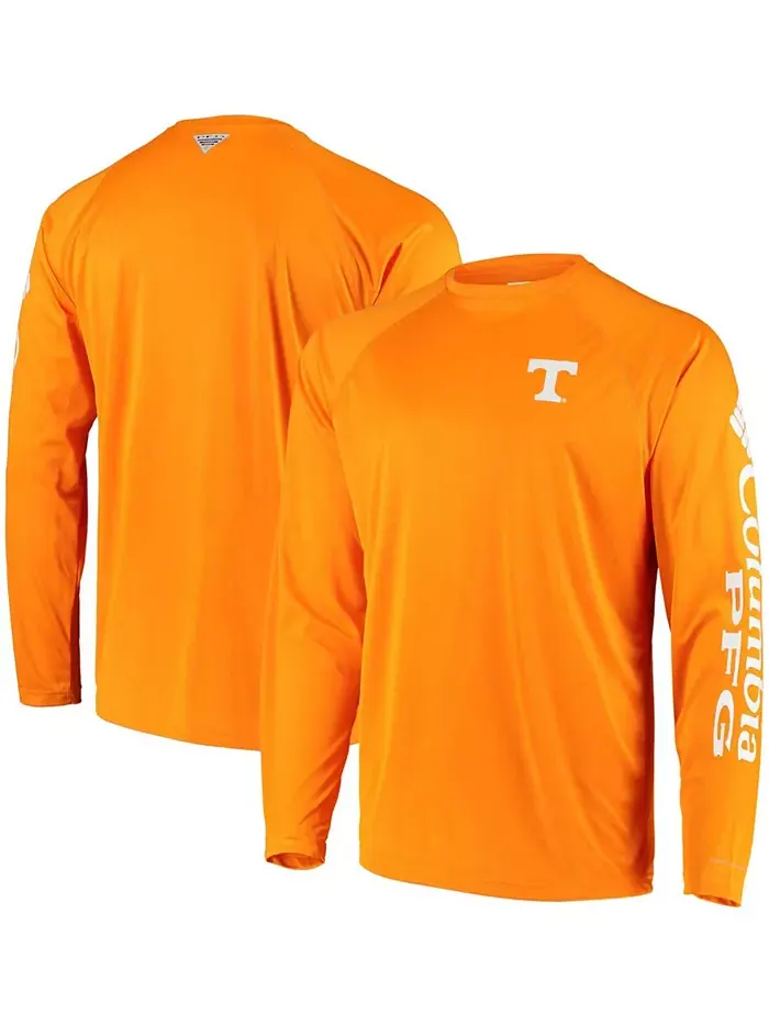 Мужская футболка с длинным рукавом PFG Tennessee Orange Tennessee Volunteers Terminal Tackle — изображение 1 из 3