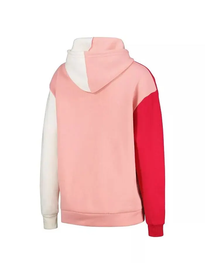 Женский пуловер с капюшоном Scarlet Nebraska Huskers Hall of Fame Colorblock Gameday Couture — изображение 3 из 3