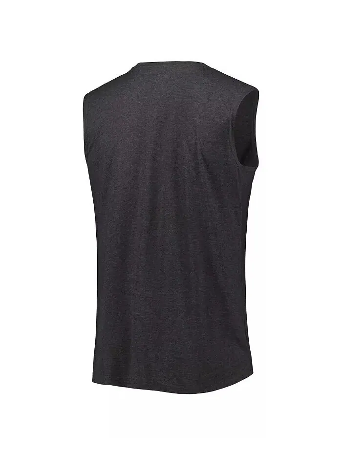 Женская майка больших размеров Heather Charcoal New Orleans Saints Fanatics — изображение 2 из 3