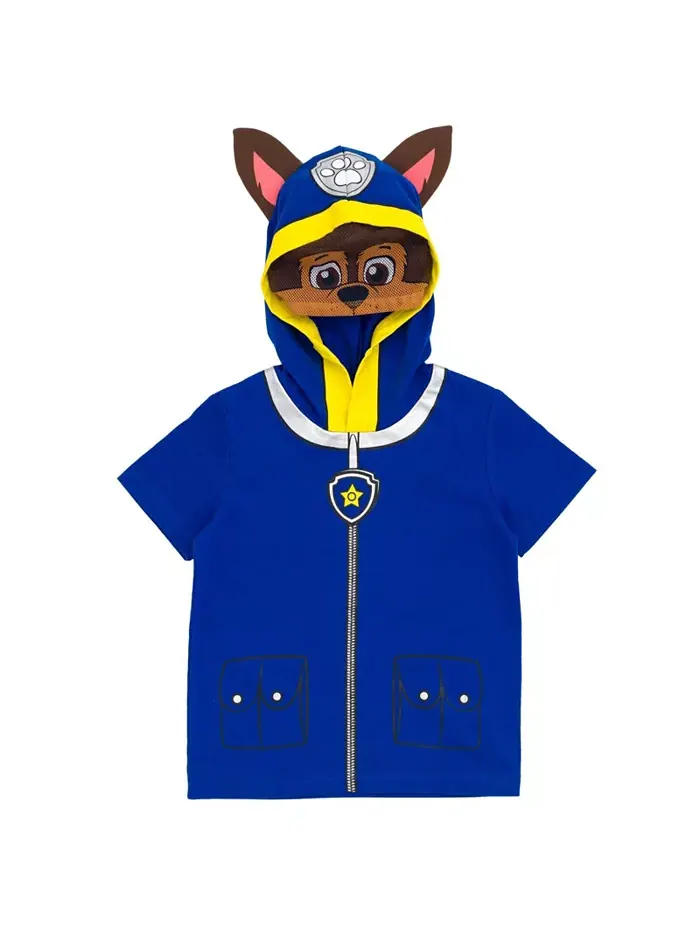 Мальчиковый комплект для косплея Chase, Skye, Rubble и Marshall: футболка и велосипедные шорты из — изображение 3 из 7
