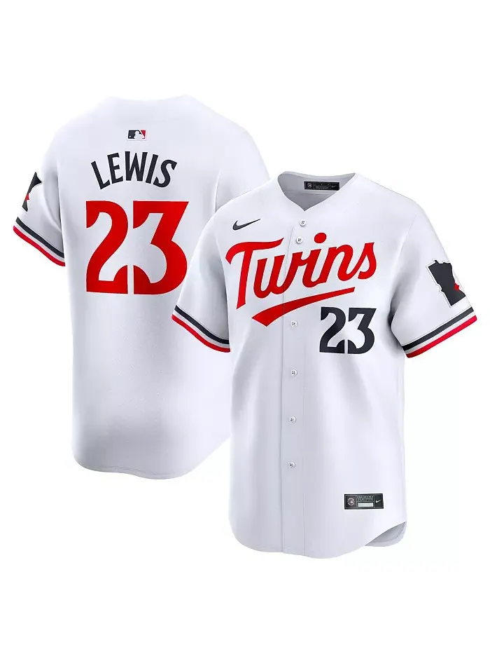 Мужская белая ограниченная домашняя футболка Royce Lewis команды Minnesota Twins Nike — изображение 1 из 3