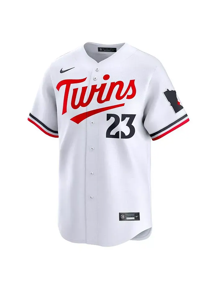 Мужская белая ограниченная домашняя футболка Royce Lewis команды Minnesota Twins Nike — изображение 3 из 3