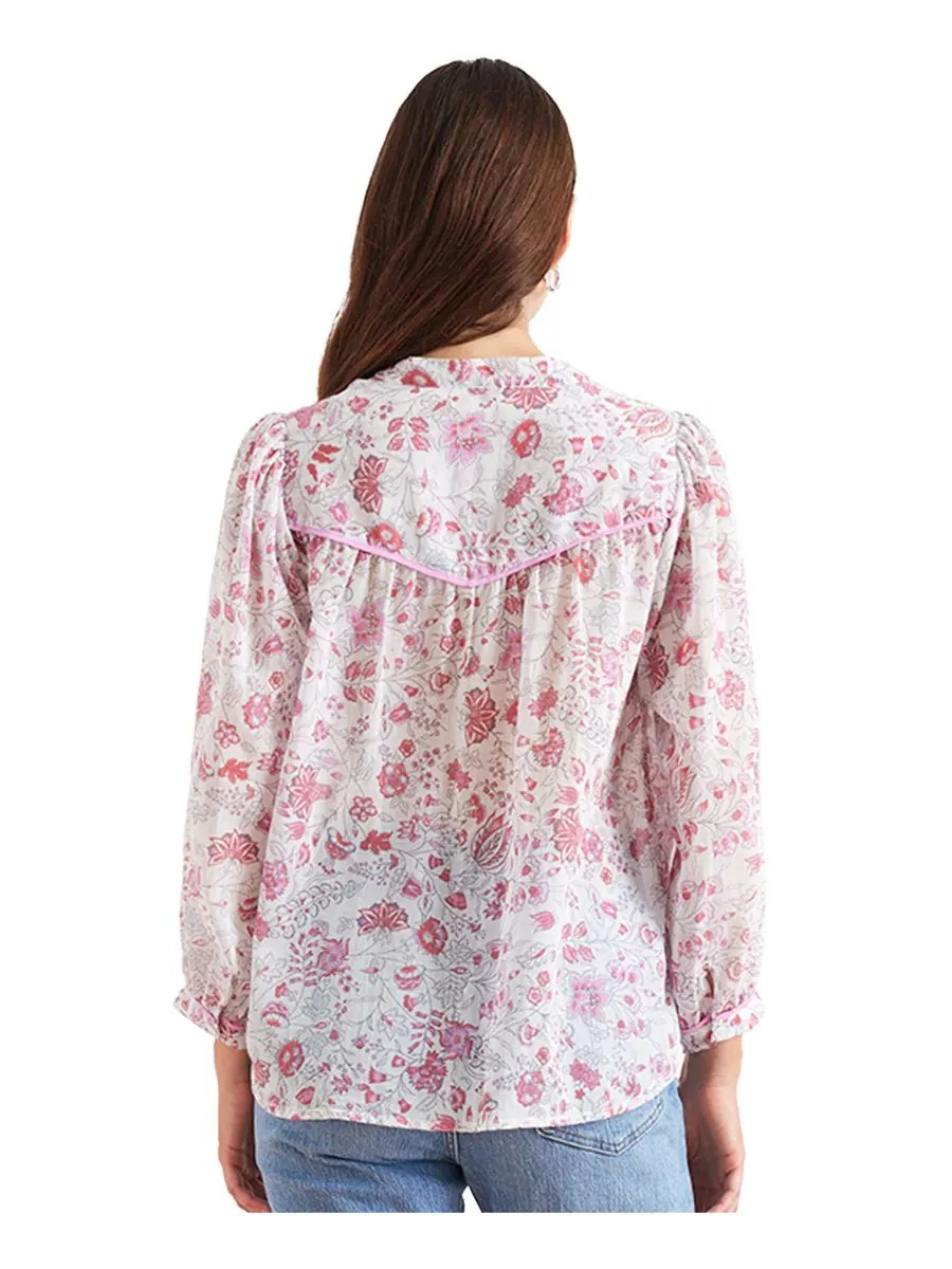 Женская рубашка Анна Paneros Clothing, Sundrenched garden — изображение 2 из 3