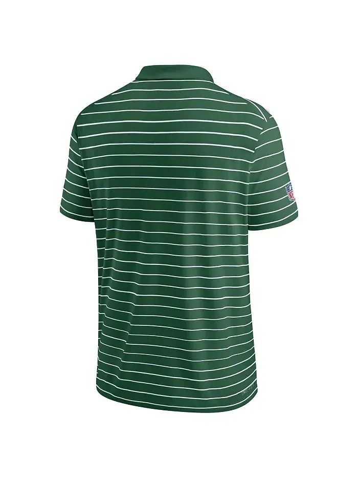 Мужская зеленая поло New York Jets Sideline Lock Up Victory Performance Nike — изображение 3 из 3