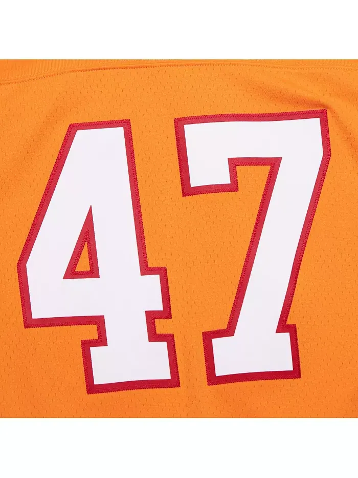 Мужская оранжевая реплика джерси Tampa Bay Buccaneers 1993 Legacy Mitchell & Ness — изображение 3 из 4