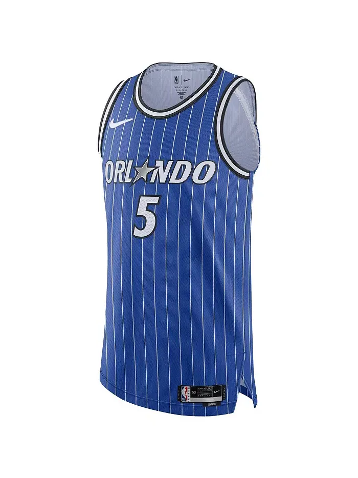 Мужская синяя майка Orlando Magic игрока Паоло Банкеро Authentic Player Icon Edition Nike — изображение 3 из 3