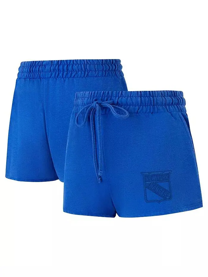 Женские синие флисовые шорты New York Rangers Volley Concepts Sport — изображение 1 из 3