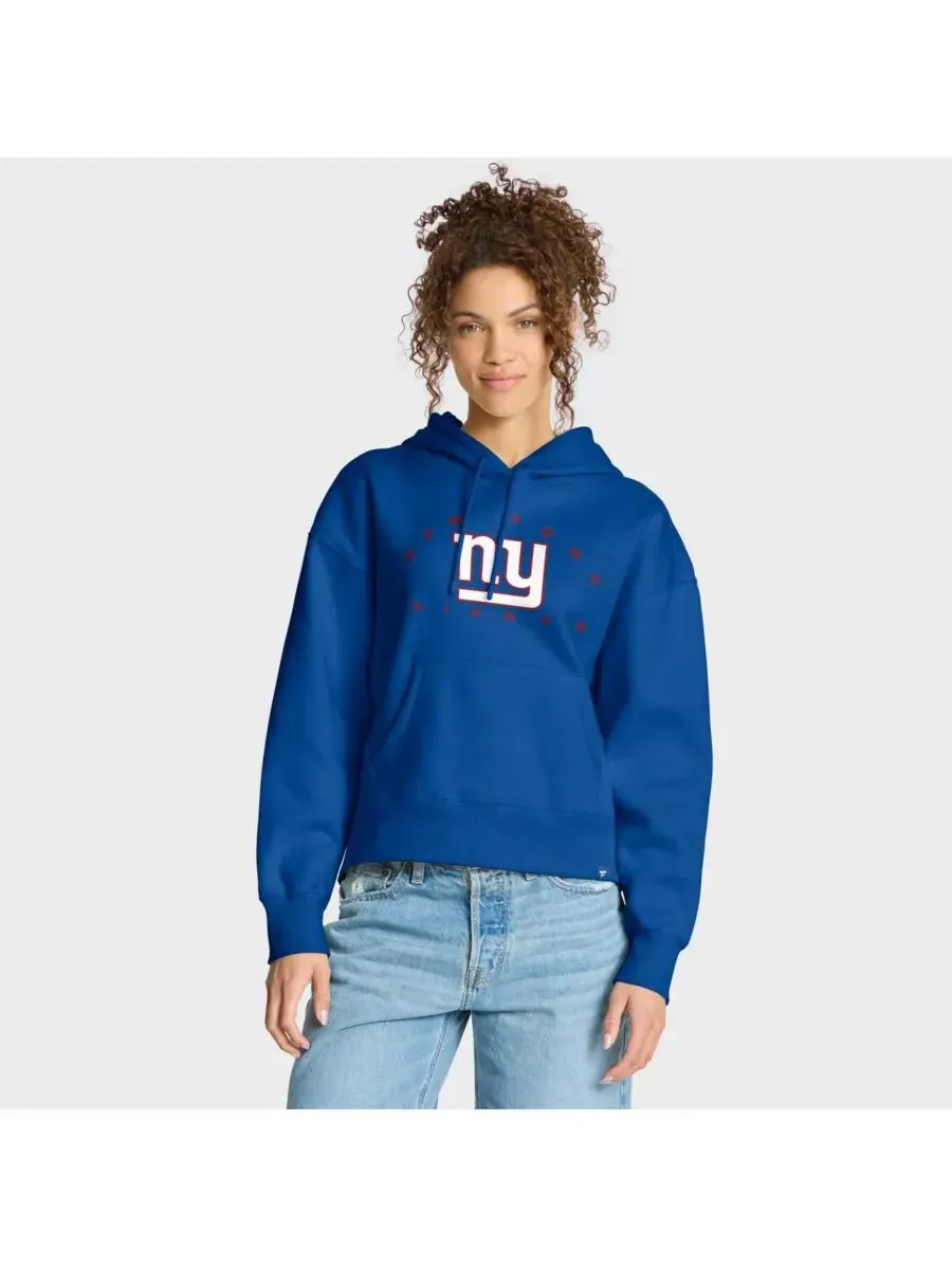 Женская толстовка с капюшоном Royal New York Giants Eligible Receiver Legacy Fanatics — изображение 1 из 5, королевский