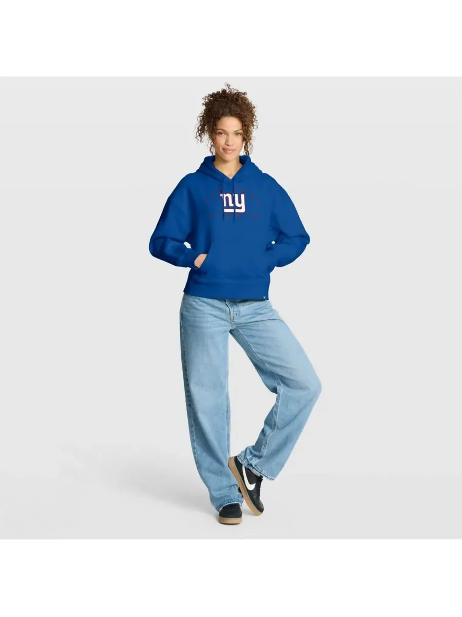 Женская толстовка с капюшоном Royal New York Giants Eligible Receiver Legacy Fanatics — изображение 3 из 5, королевский