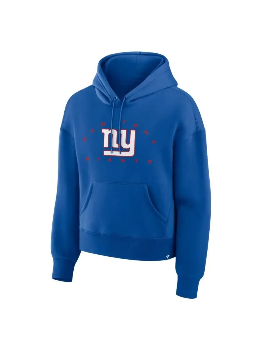 Женская толстовка с капюшоном Royal New York Giants Eligible Receiver Legacy Fanatics — изображение 4 из 5, королевский