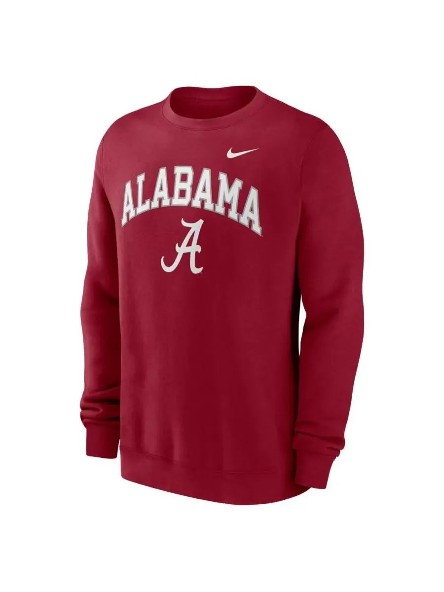 Nike Мужская толстовка с аркой «Crimson Alabama Crimson Tide» — изображение 2 из 3, красный