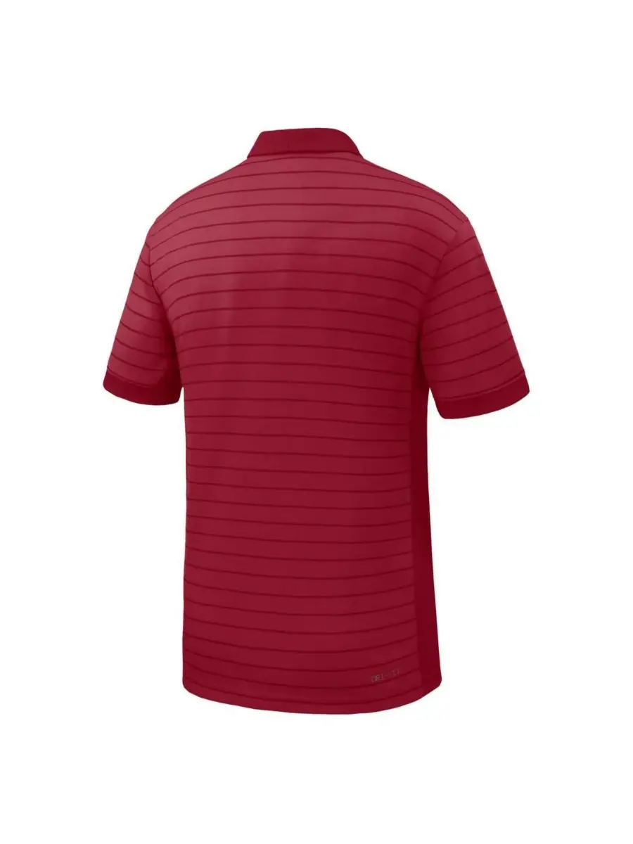 Nike Мужская поло-рубашка Crimson Washington State Cougars 2025 Early Season Coaches Sideline — изображение 3 из 3, красный