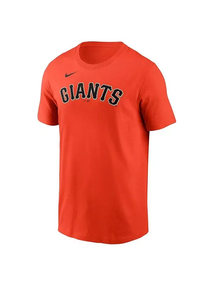 Мужская футболка Willy Adames Orange San Francisco Giants Fuse Name Number Nike — изображение 2 из 3