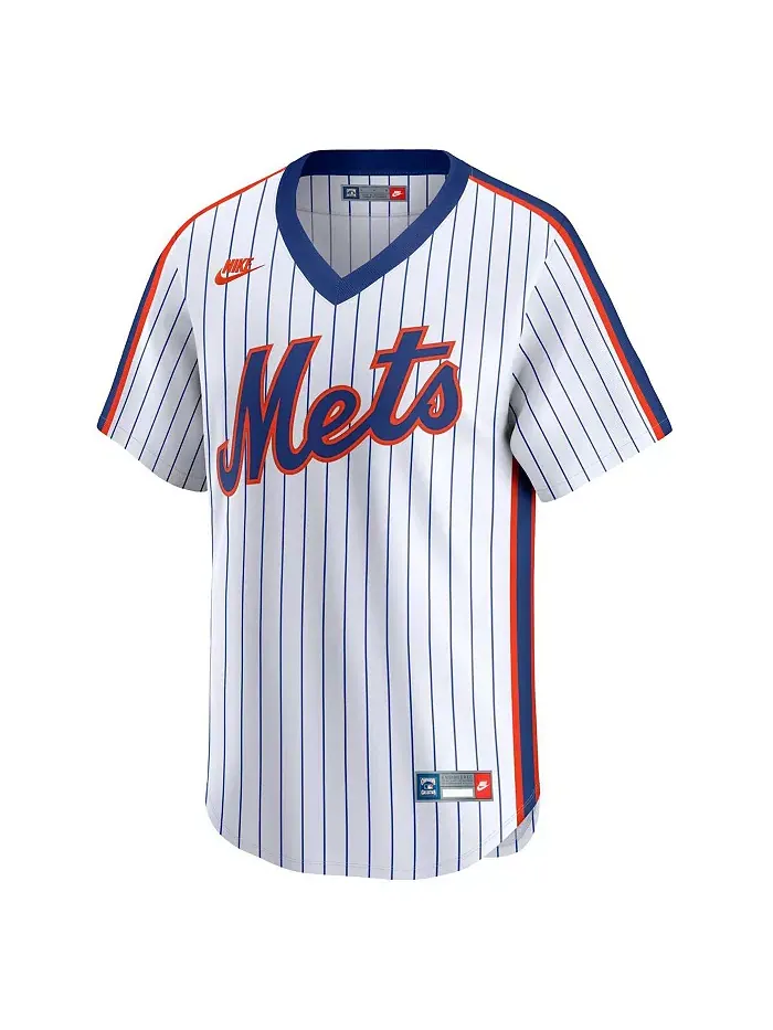 Мужская белая футболка New York Mets Cooperstown Collection Limited Nike — изображение 2 из 3