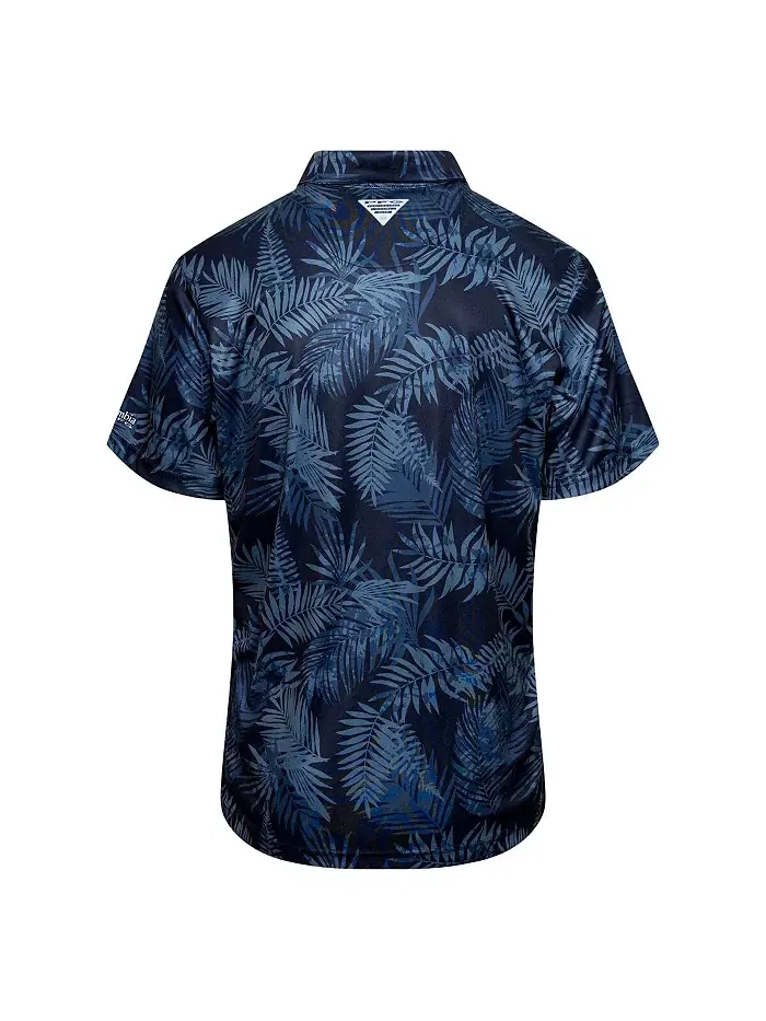 Мужская поло Navy Dallas Cowboys PFG Super Terminal Tackle Omni-Shade Columbia — изображение 3 из 3