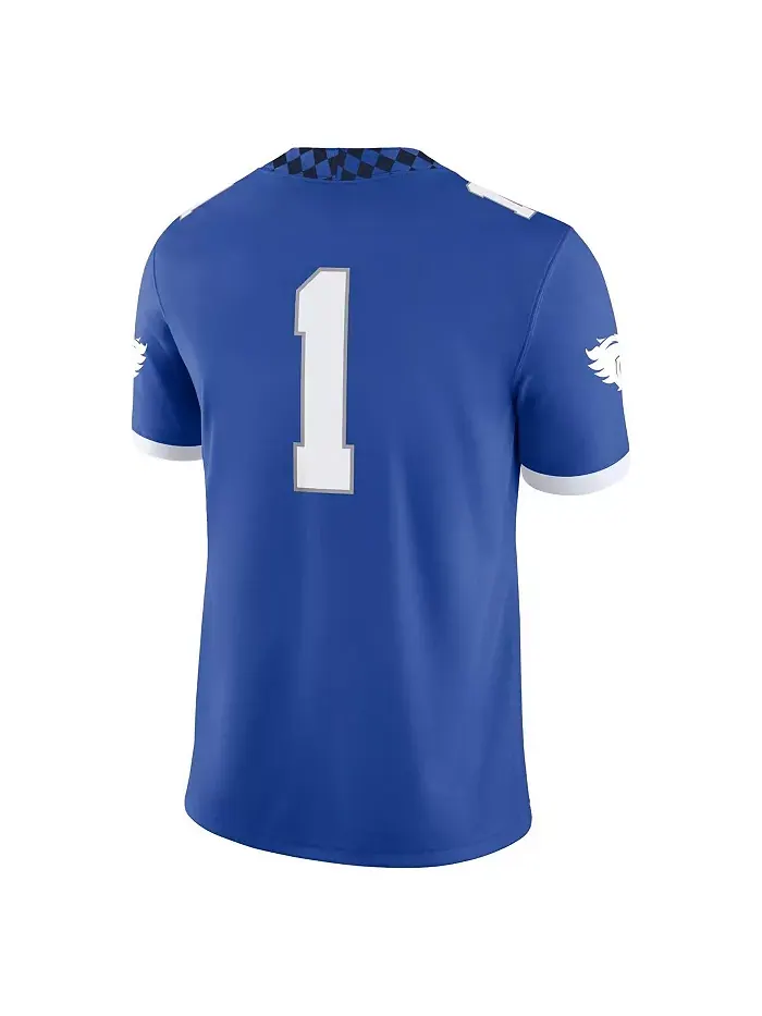 Мужская игровая футболка #1 Royal Kentucky Wildcats Nike — изображение 3 из 3