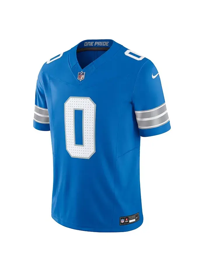 Мужская джерси Detroit Lions Vapor F.U.S.E. Limited синего цвета Jahmyr Gibbs Nike — изображение 3 из 3