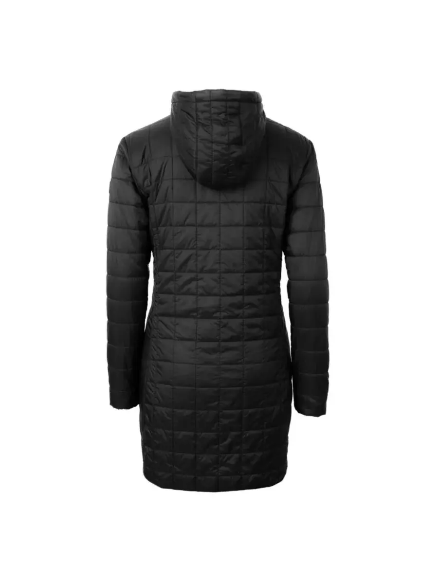 Cutter & Buck Женская черная куртка Pittsburgh Steelers Rainier PrimaLoft Eco с утеплителем и — изображение 2 из 3, черный
