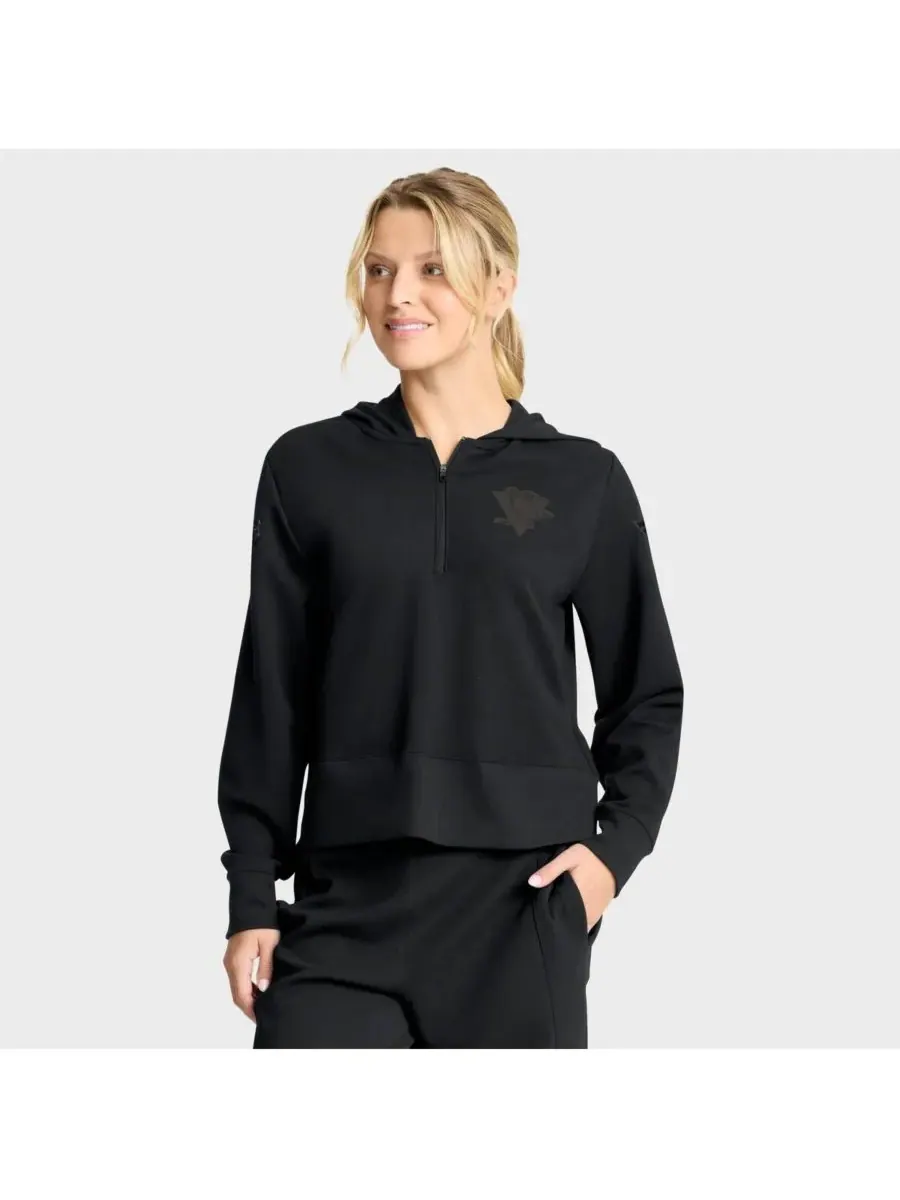 Fanatics Женская черная толстовка Pittsburgh Penguins Authentic Pro Road Tri-Blend с — изображение 1 из 4, черный