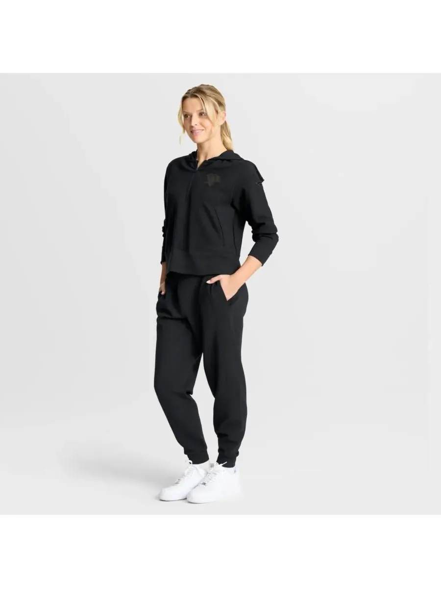 Fanatics Женская черная толстовка Pittsburgh Penguins Authentic Pro Road Tri-Blend с — изображение 4 из 4, черный