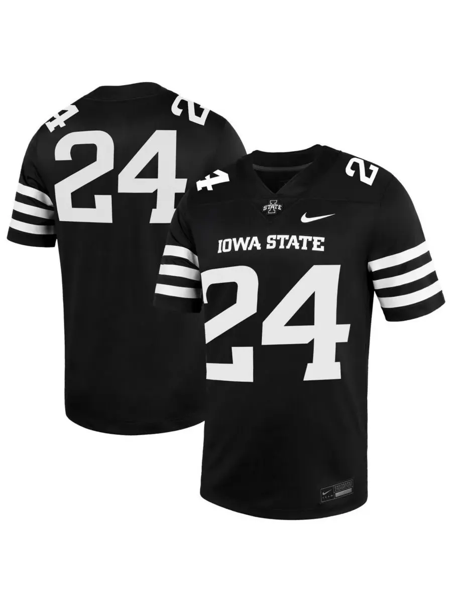 Nike Мужская черная альтернативная игровая майка Iowa State Cyclones, размер 24 — изображение 1 из 3, черный