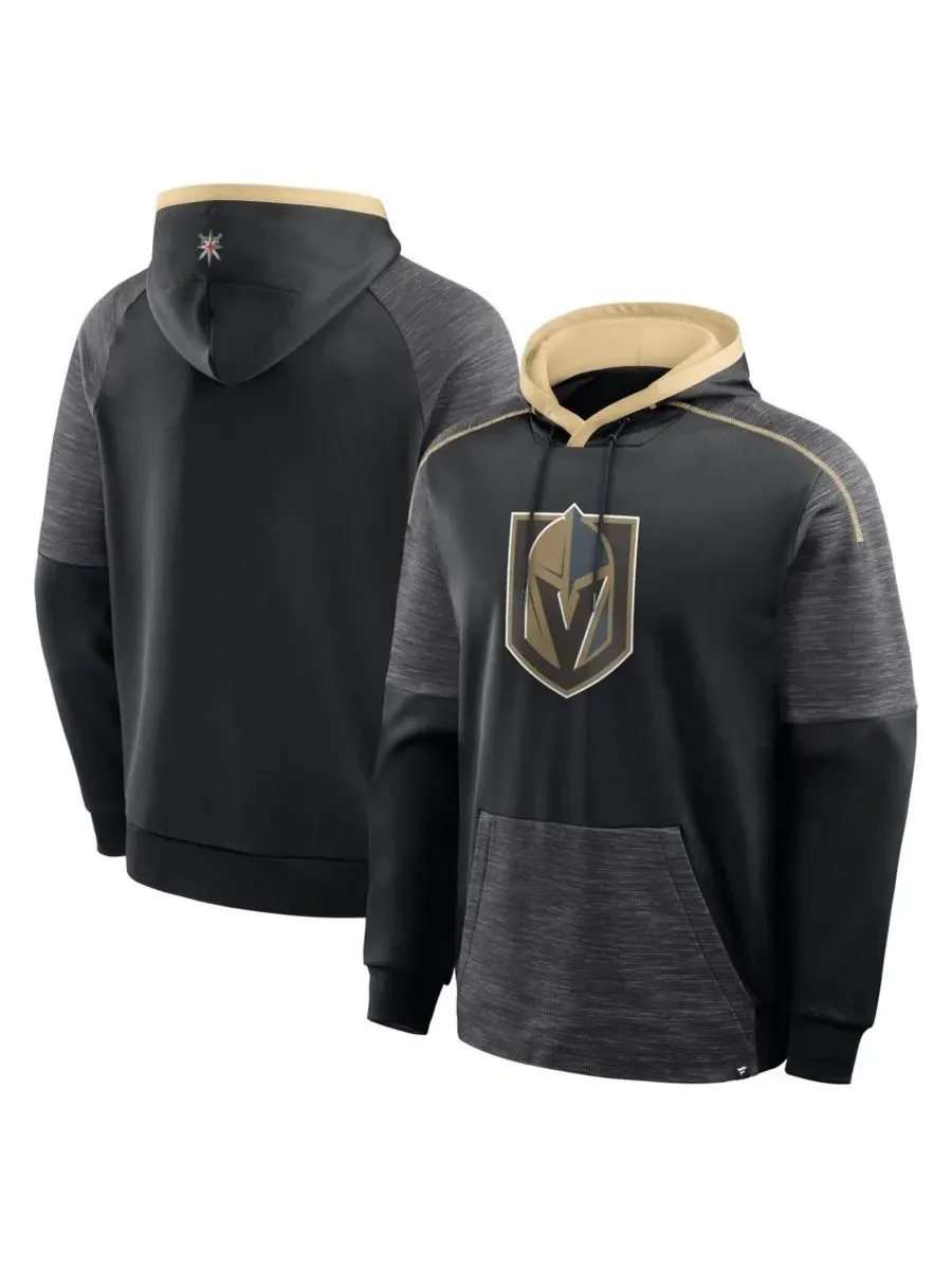 Толстовка мужская с капюшоном Goaltender Defender Fanatics — изображение 1 из 3, черный темно-серый