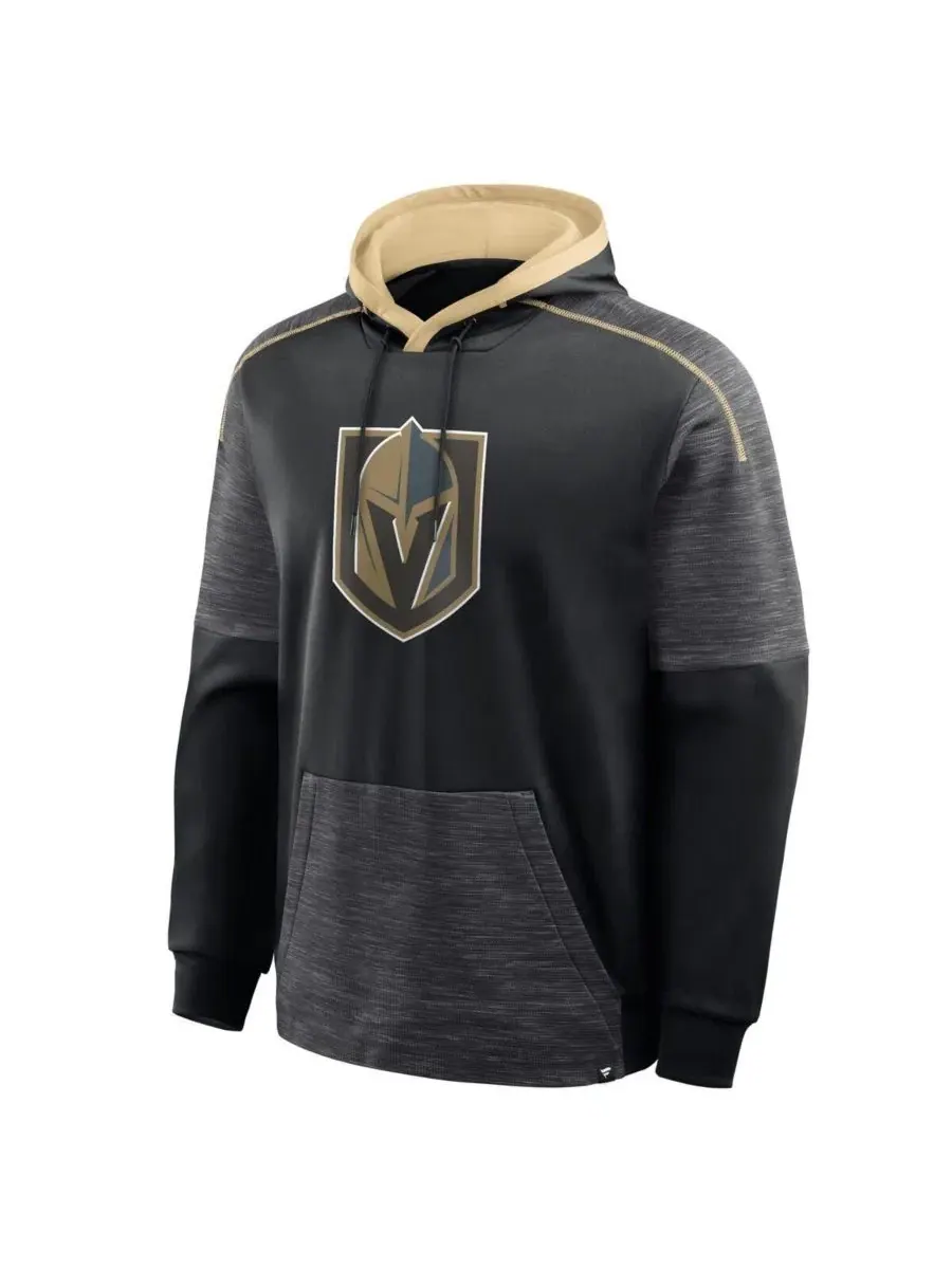 Толстовка мужская с капюшоном Goaltender Defender Fanatics — изображение 3 из 3, черный темно-серый