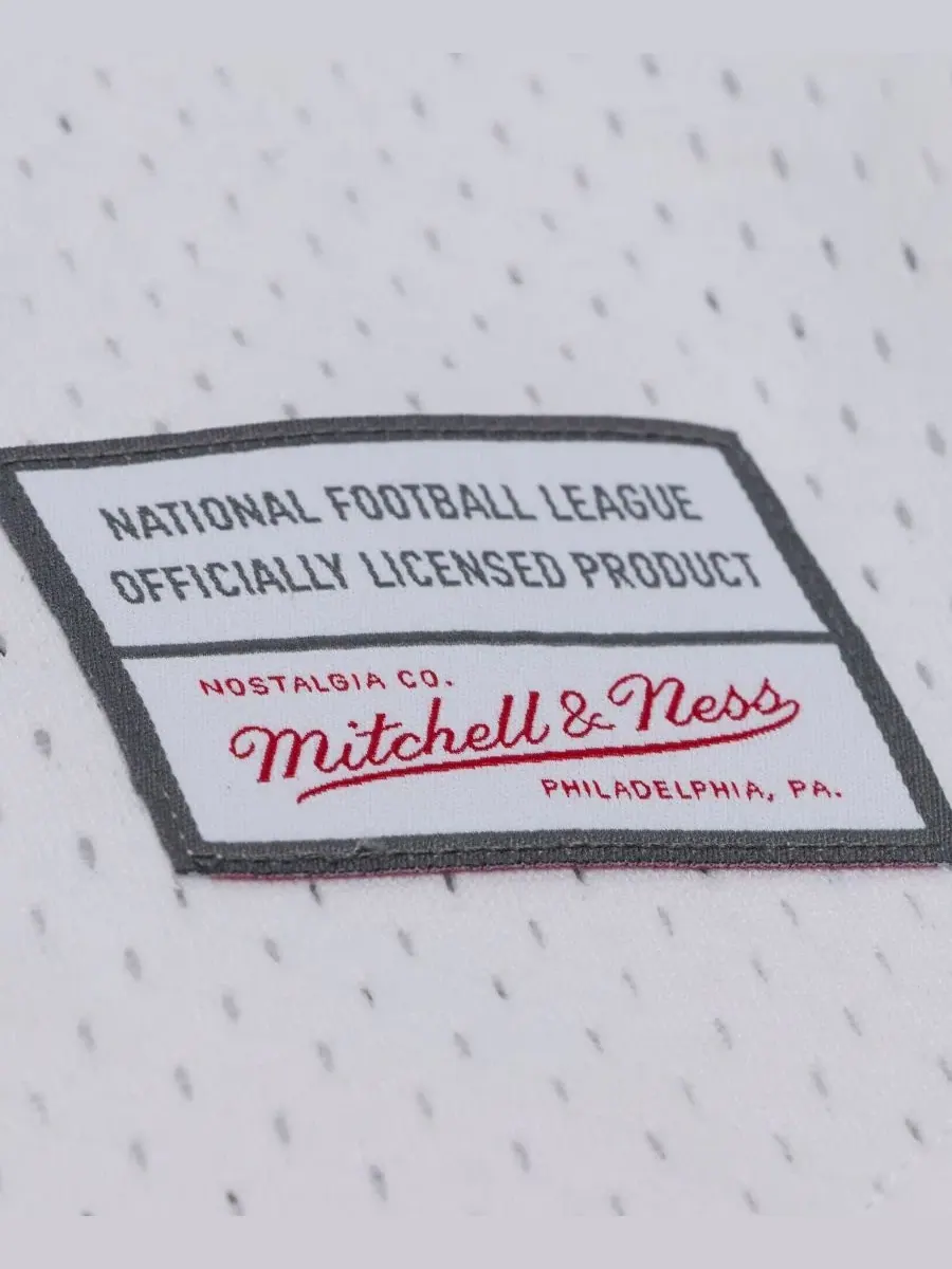 Бейсбольная джерси с полной застежкой на пуговицах, Monochrome Mitchell & Ness — изображение 3 из 5, белый