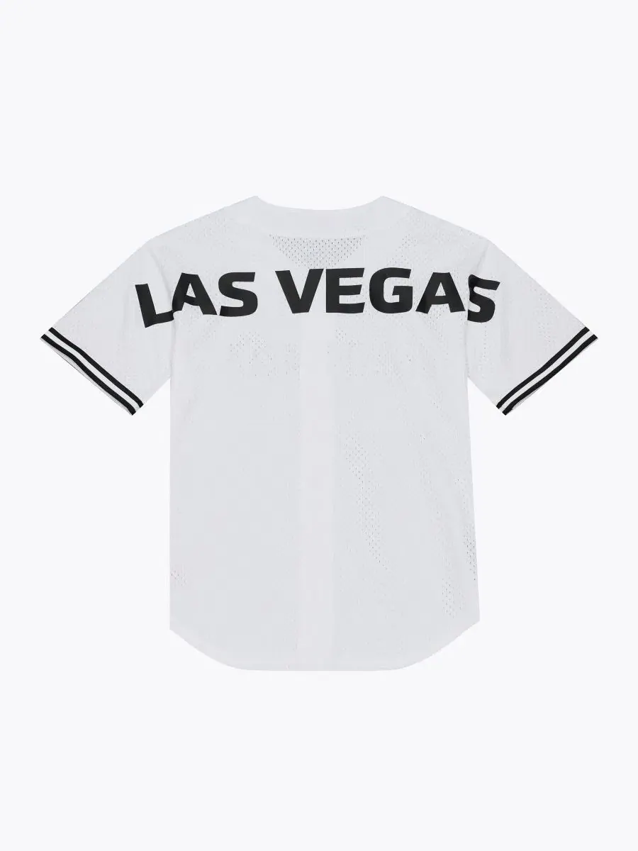 Бейсбольная джерси с полной застежкой на пуговицах, Monochrome Mitchell & Ness — изображение 5 из 5, белый